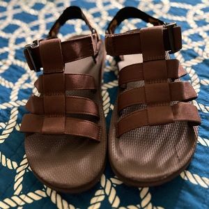 Teva Original Dorado Sandals with Southwestern-Style Fabric on Heels